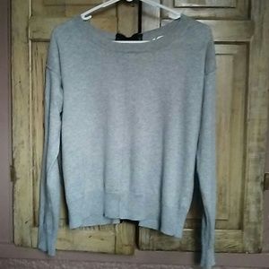 LC grey sweater